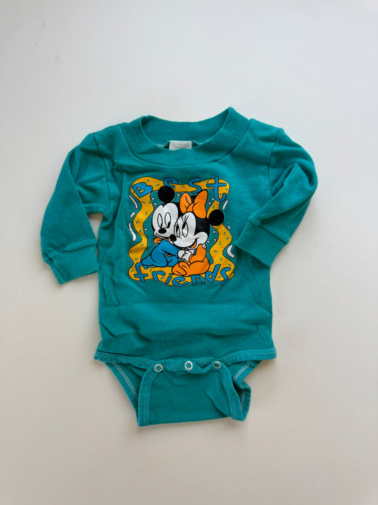 Vintage Mickey onesie 0-3 months