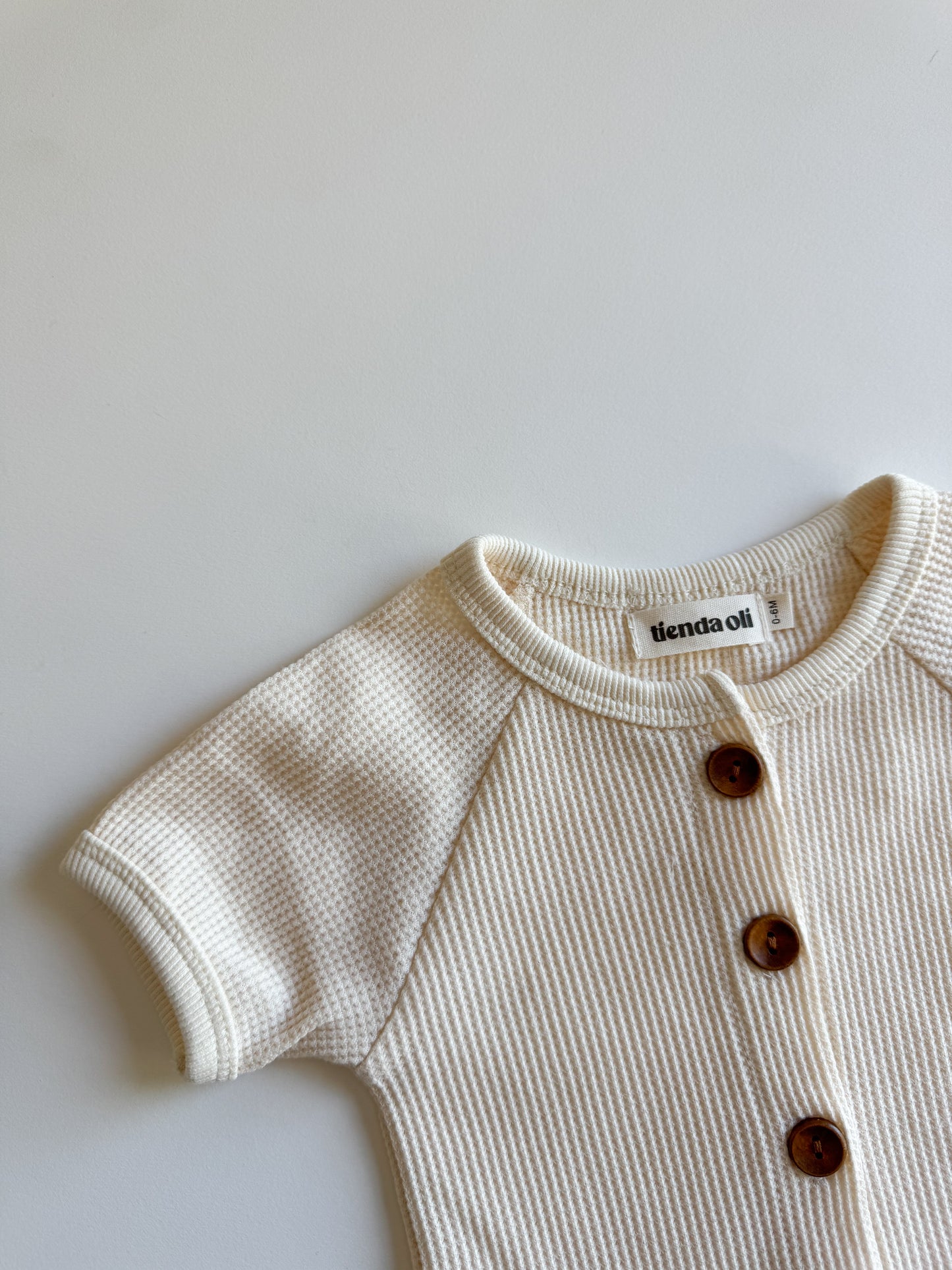 Waffle Button Jumper