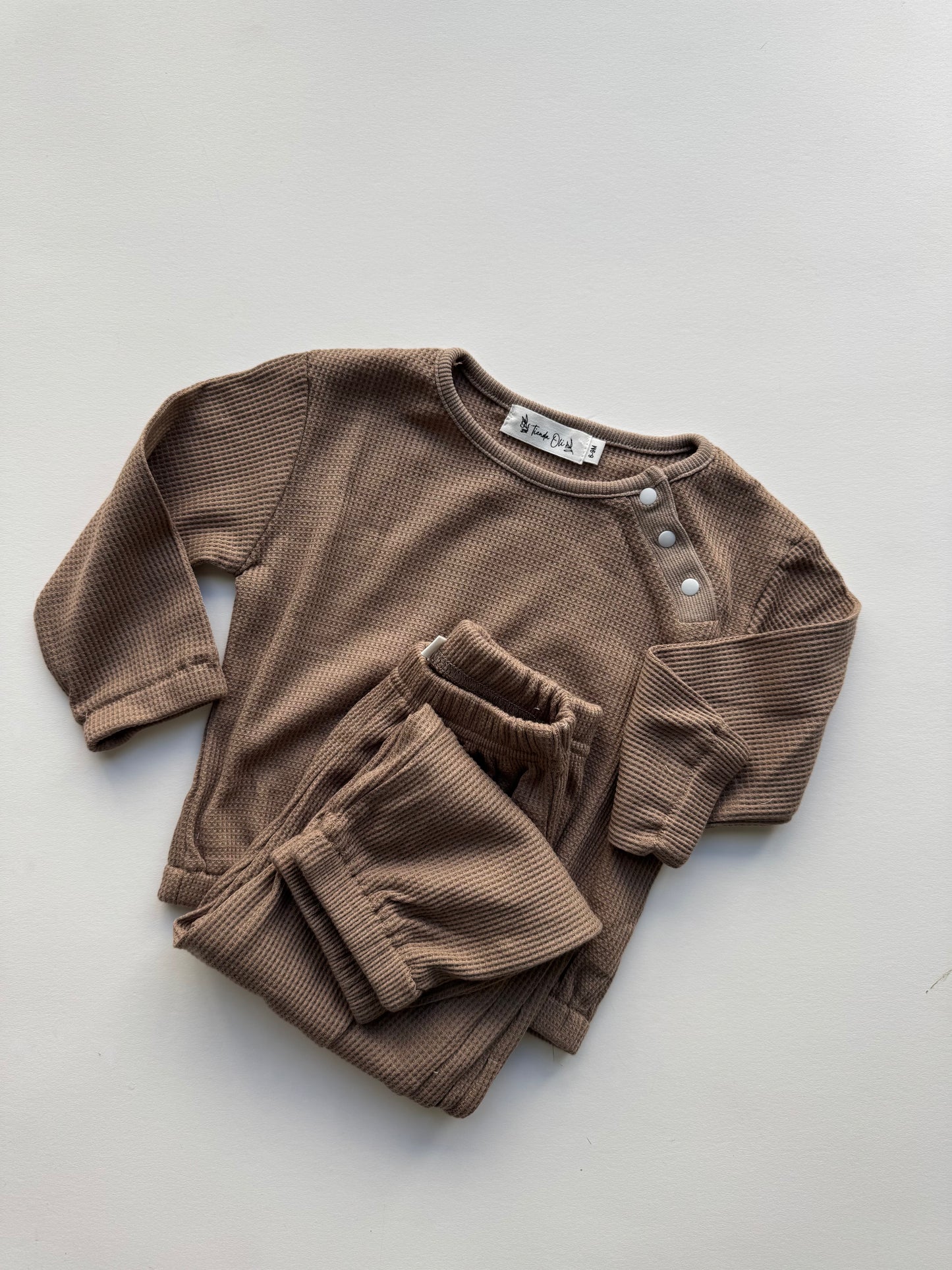 Chocolate waffle set