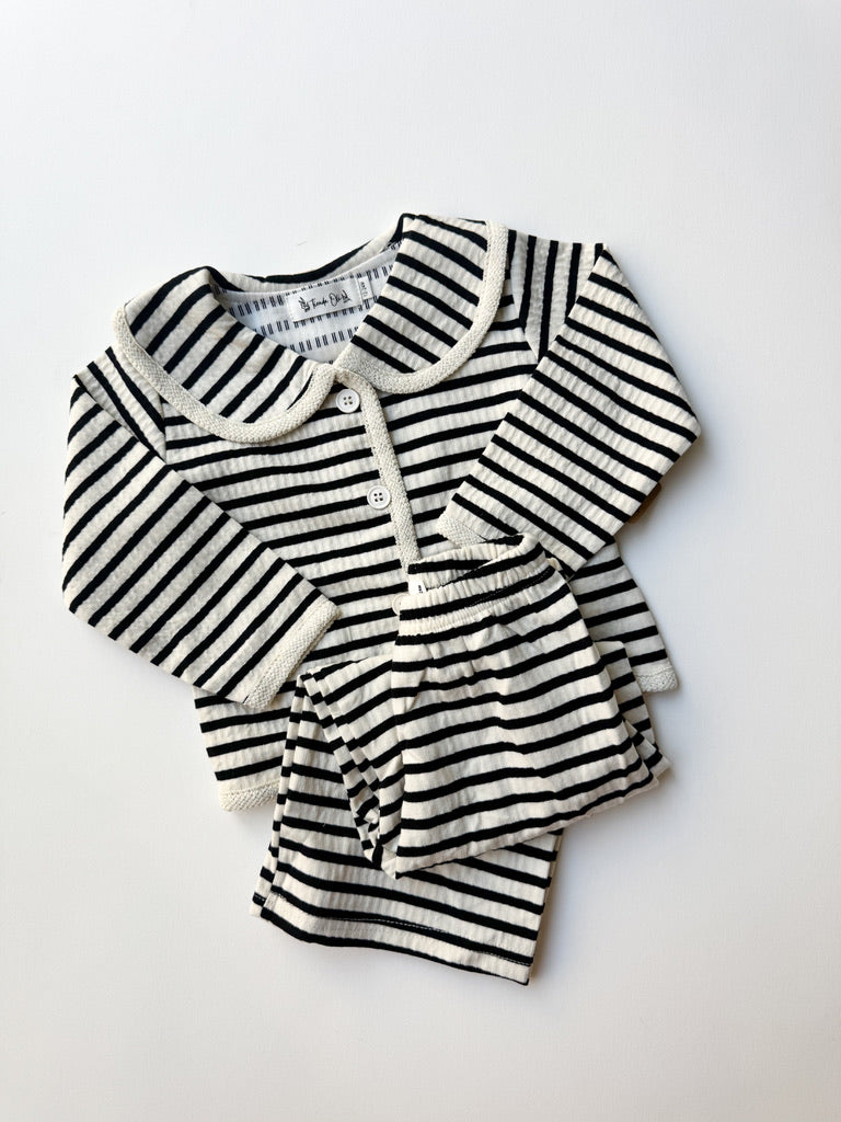 Striper Peterpan Collar Set