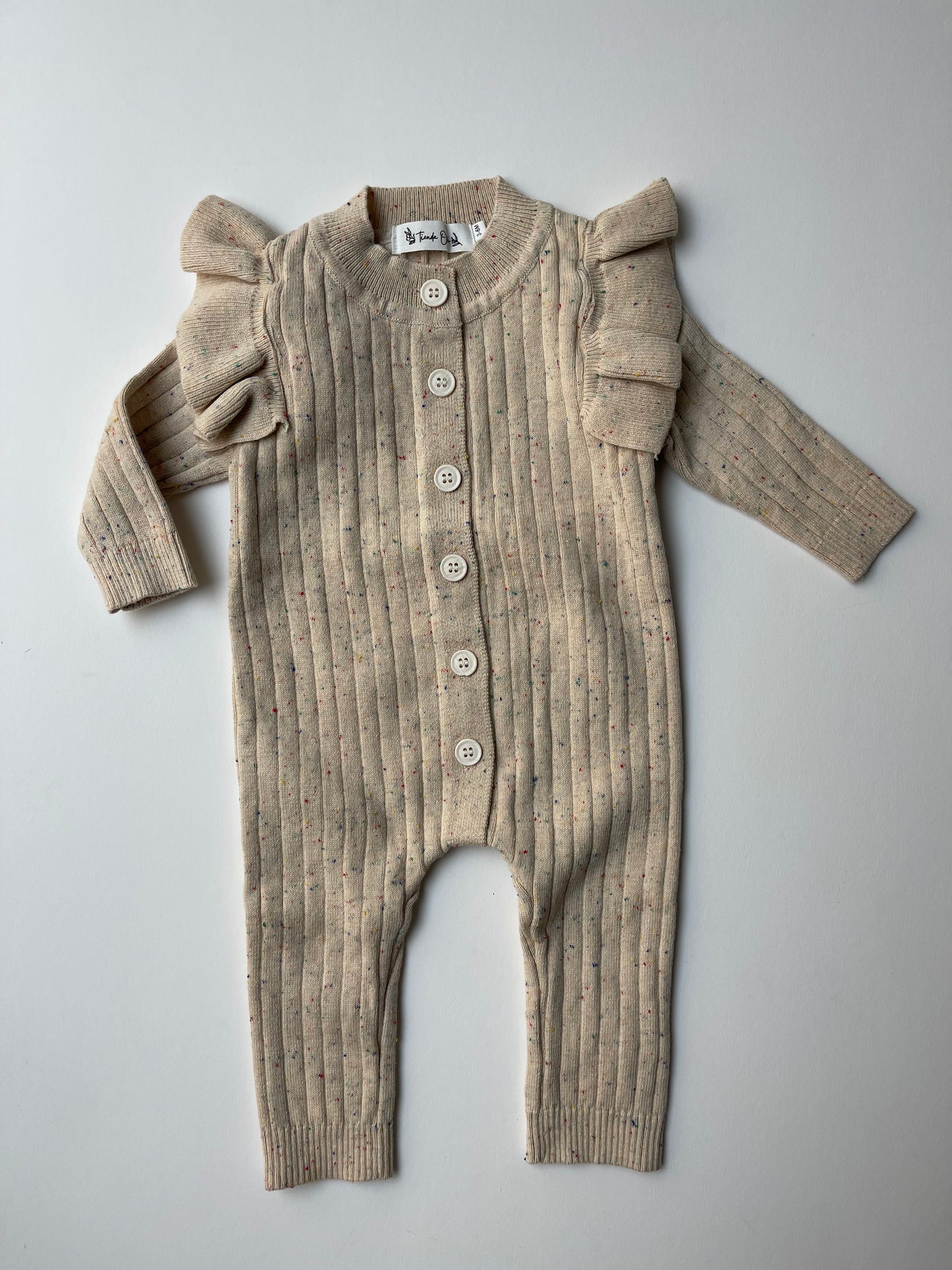 Speckled rainbow jumpsuit