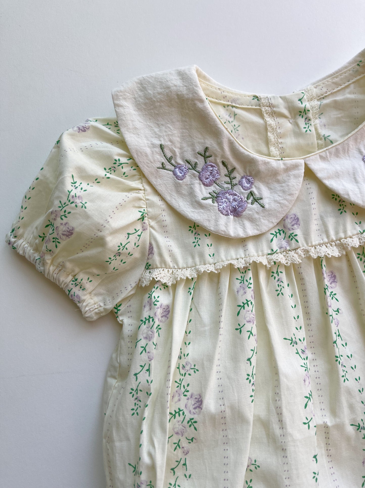 Lavender Floral Romper